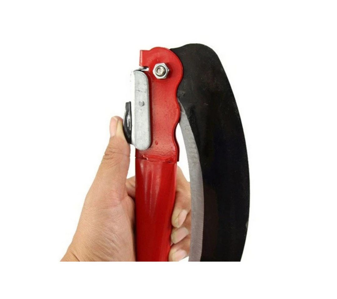 VERK GROUP Klappsichel Klappsichel Handsichel Gartensichel Kleinsense 43 cm RACEL, (Kein Set, 1-tlg., Einzelartikel), Faltbar/Klappbar, Gehärtete Schneide, Rutschfester Griff, Weicher Bild 3