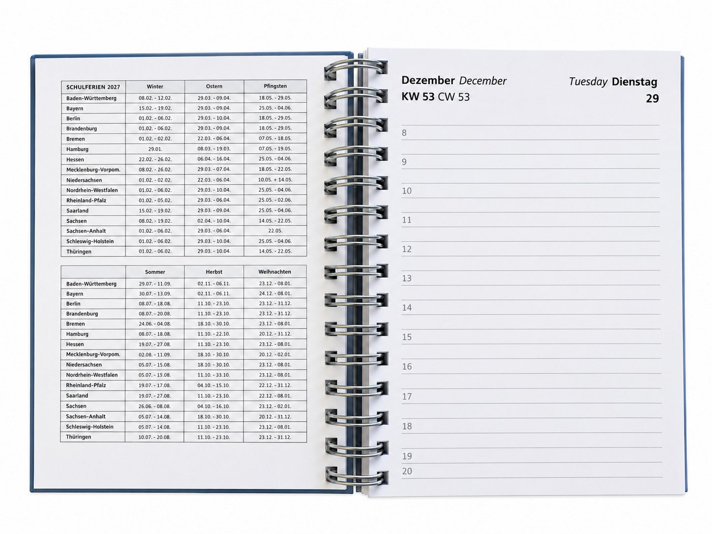 edition cumulus Terminkalender 2027 edition cumulus DIN A5 - 400 Seiten Bild 4