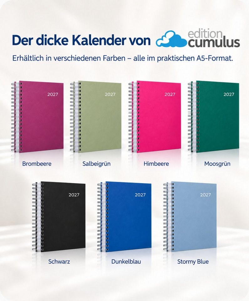 edition cumulus Terminkalender 2027 edition cumulus DIN A5 - 400 Seiten Bild 5
