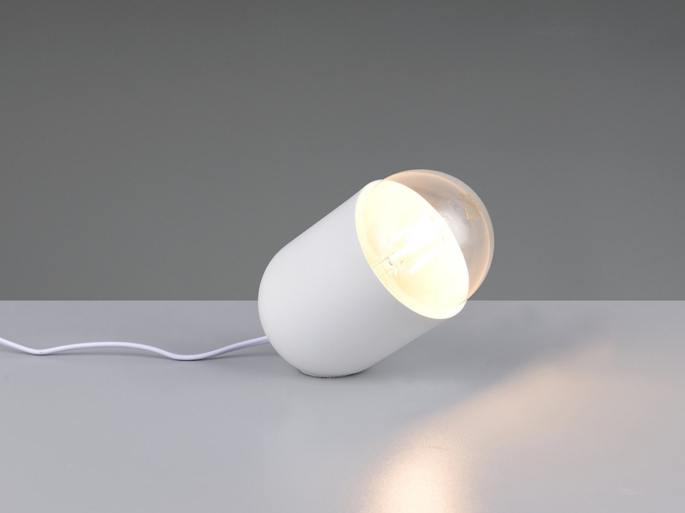 Reality Leuchten LED Nachttischlampe, Dimmfunktion, LED wechselbar, warmweiß, klein-e besondere Tischlampe für die Fensterbank, Höhe 13,5cm Bild 2