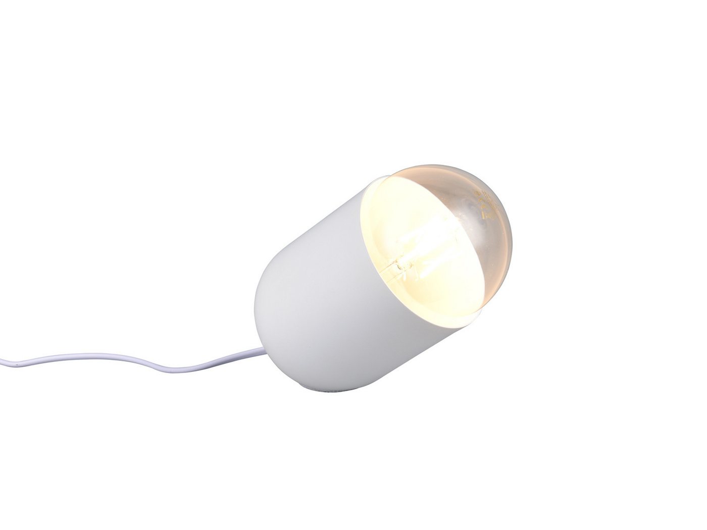 Reality Leuchten LED Nachttischlampe, Dimmfunktion, LED wechselbar, warmweiß, klein-e besondere Tischlampe für die Fensterbank, Höhe 13,5cm Bild 4