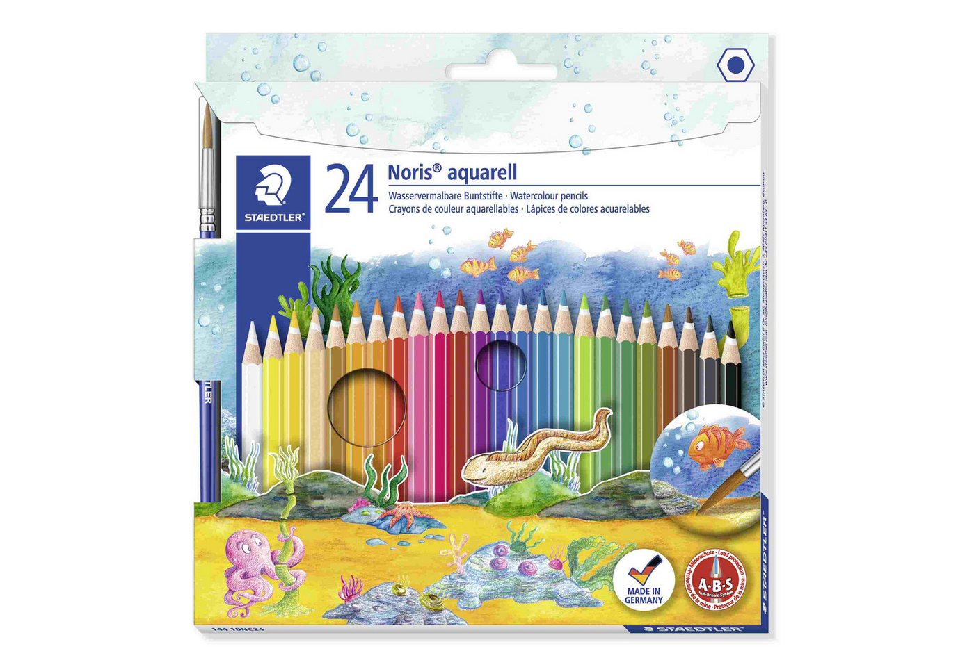 STAEDTLER Buntstift STAEDTLER Aquarellstifte Noris aquarell 24er Set