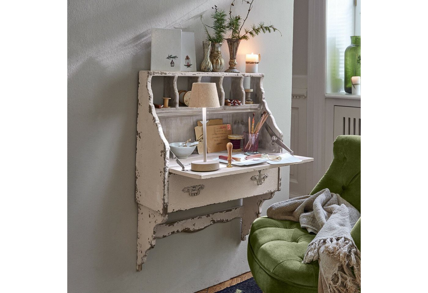 Mirabeau Tischleuchte Wiederaufladbare Tischlampe Sylvainie creme Bild 5
