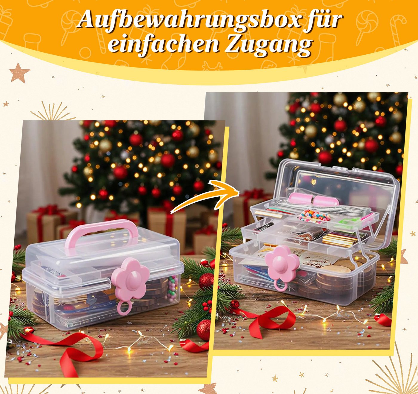 lindahandel Kreativset 201 Stück Holzscheiben zum Bemalen DIY Set Bastelset für Kinder Malen, (201-tlg), Basteln DIY Bemalen, Kreativ Geburtstag Geschenk, Geschenkidee Bild 2