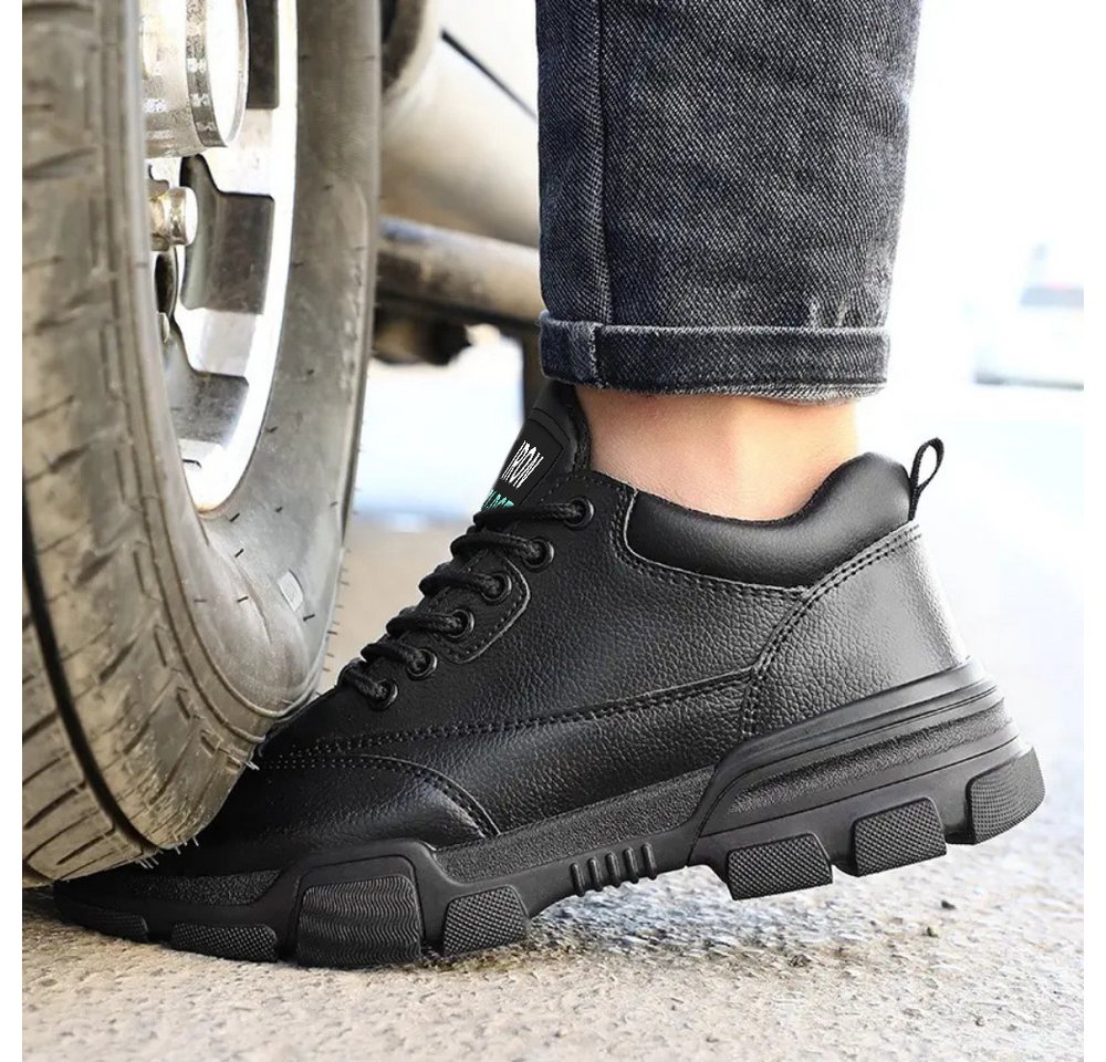 IRON FORCE S3 CE ISO zertifizierter Sicherheitsschuh (bequem, leicht, rutschfest, atmungsaktiv, durchtrittsicher) Stahlkappenschuhe Arbeitsschuhe Berufsschuhe sportlich elegant Bild 2