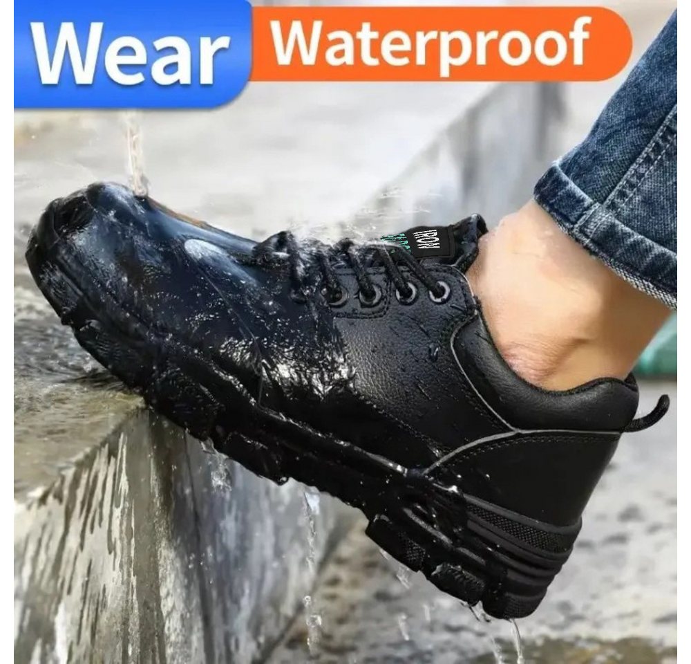 IRON FORCE S3 CE ISO zertifizierter Sicherheitsschuh (bequem, leicht, rutschfest, atmungsaktiv, durchtrittsicher) Stahlkappenschuhe Arbeitsschuhe Berufsschuhe sportlich elegant Bild 4