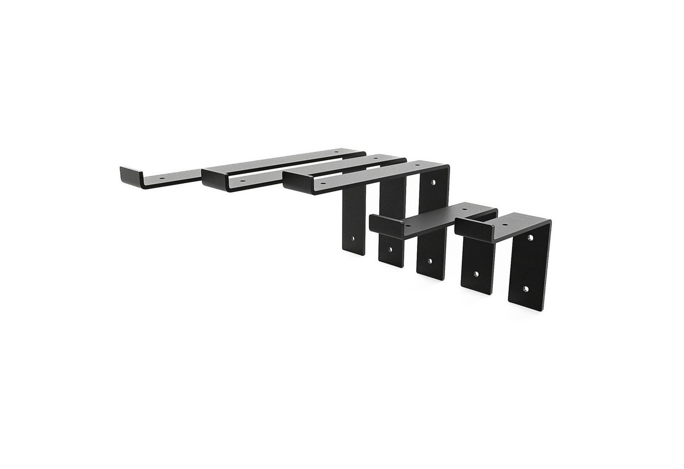 HEVVA Wandregalhalter 2x Regalhalter 10/15/20/25/30 cm - NEUBERG - L-förmige Regalträger, Set, DER PREIS GILT FÜR EIN SET AUS 2 HALTERUNGEN Bild 2