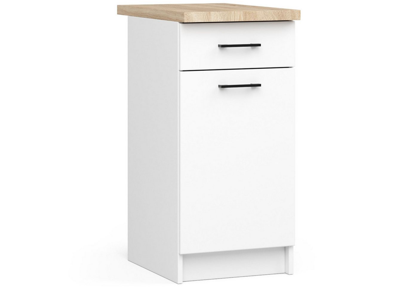 Raumhirsch Furniture Unterschrank Küchenunterschrank mit Arbeitsplatte Stilvolles Design Küchenmöbel (Viele Farbvarianten - Maße 40x85x46 cm) robuste Konstruktion Bild 2