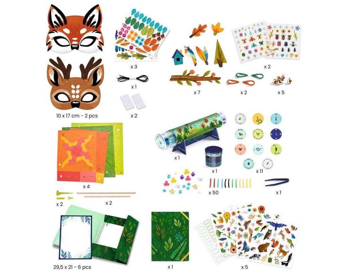 DJECO Kreativset DIY: Box Natur Bastelset mit 5 unterschiedlichen Aktivitäten Bild 2