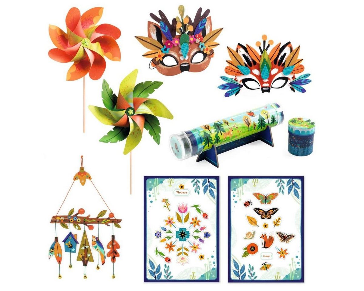 DJECO Kreativset DIY: Box Natur Bastelset mit 5 unterschiedlichen Aktivitäten Bild 4
