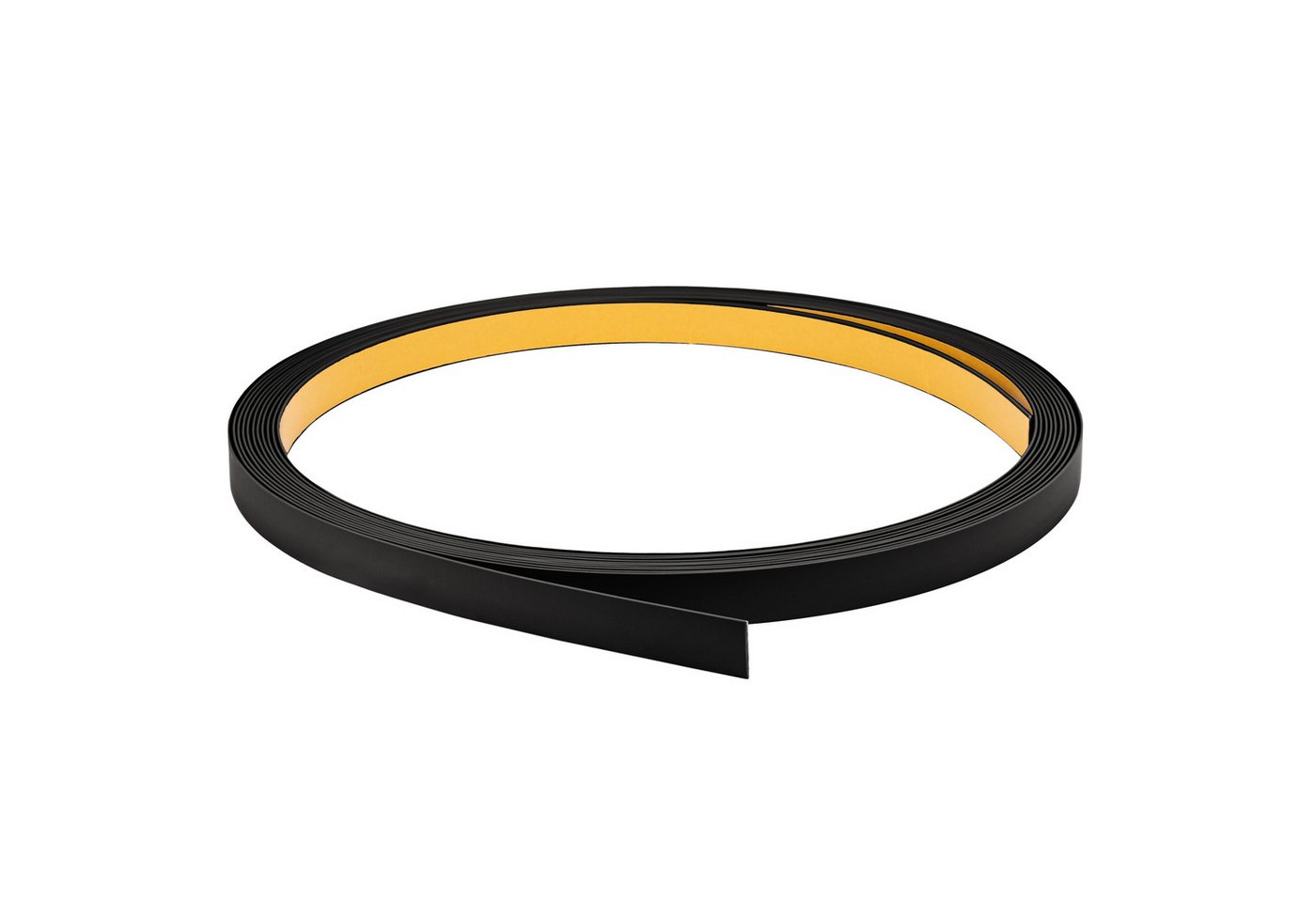 Quest Zierleiste Flachleiste selbstklebend 20 mm, 10-m-Rolle, Selbstklebend, Kunststoff (PVC), 1-St., selbstklebend, 20 mm breit, 10 m Rolle