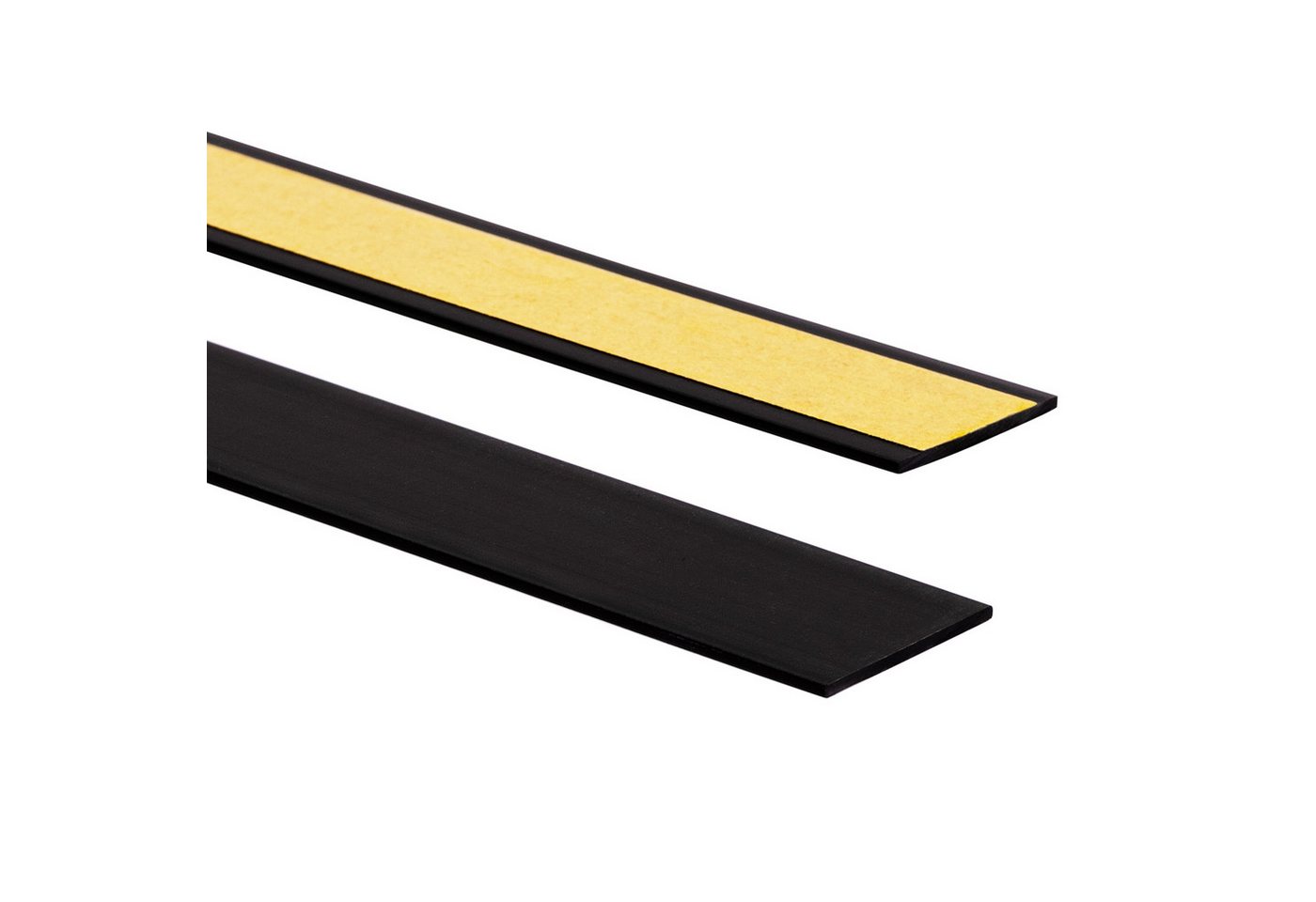 Quest Zierleiste Flachleiste selbstklebend 20 mm, 10-m-Rolle, Selbstklebend, Kunststoff (PVC), 1-St., selbstklebend, 20 mm breit, 10 m Rolle Bild 2