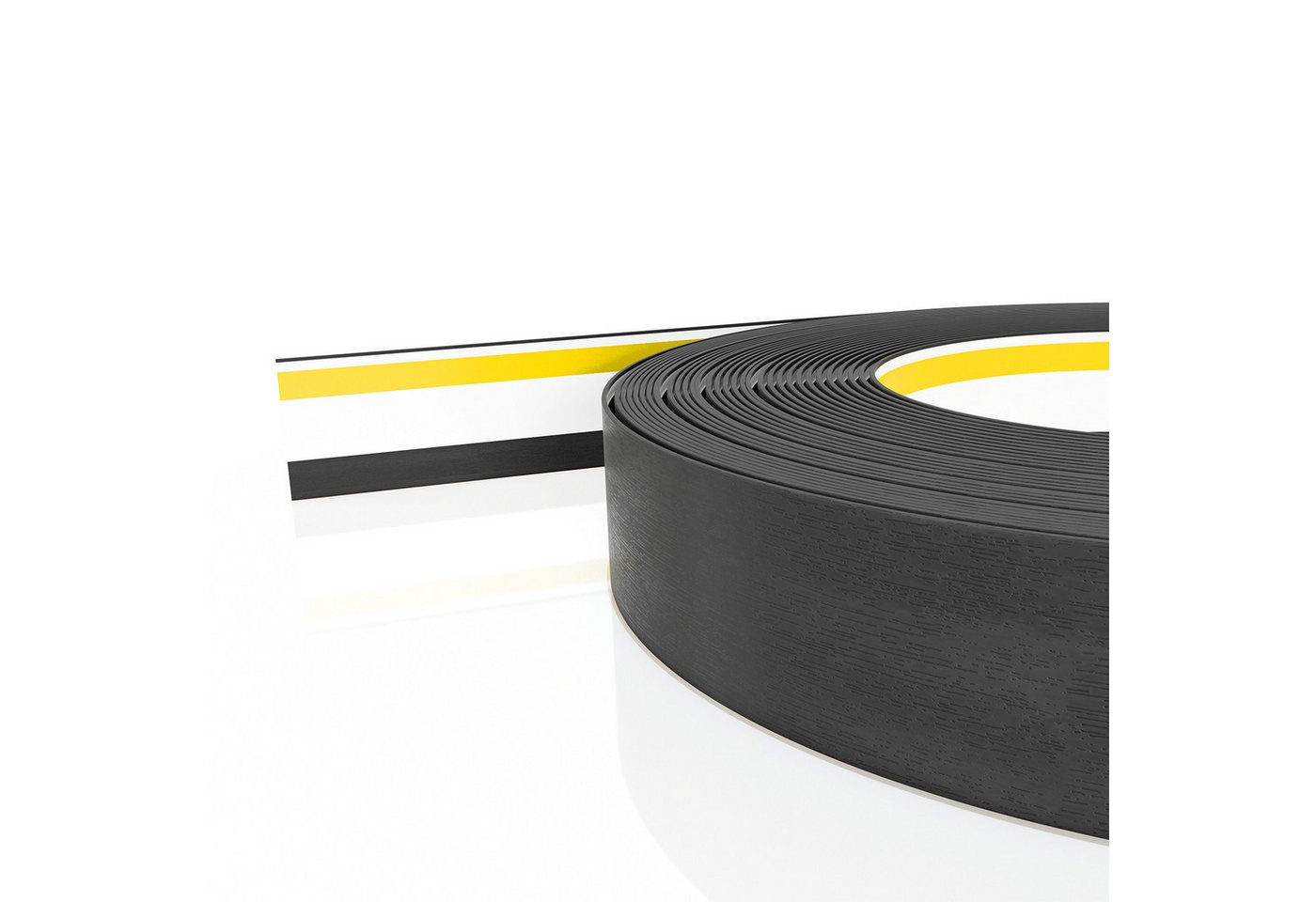 DQ-PP Sockelleiste DQ-PP FENSTERLEISTE 10m, 40mm Breite, 1,5mm Stärke, Abschlussleisten, Kunststoffleisten, Profileleisten, Anthrazit, Eiche gold, Mahagoni