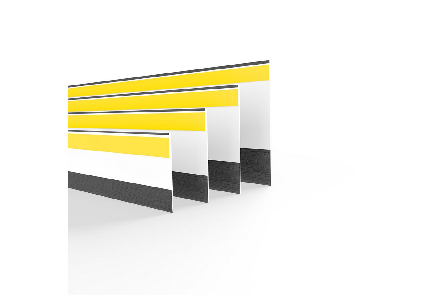 DQ-PP Sockelleiste DQ-PP FENSTERLEISTE 10m, 40mm Breite, 1,5mm Stärke, Abschlussleisten, Kunststoffleisten, Profileleisten, Anthrazit, Eiche gold, Mahagoni Bild 5