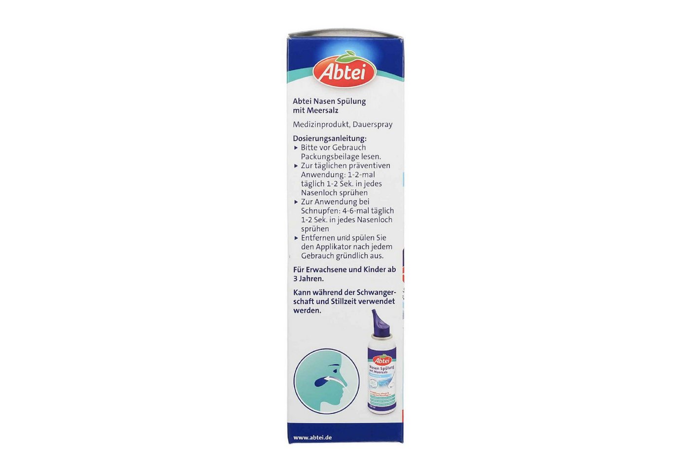 Perrigo Nasendusche ABTEI Nasenspülung mit Meersalz Spray Bild 5