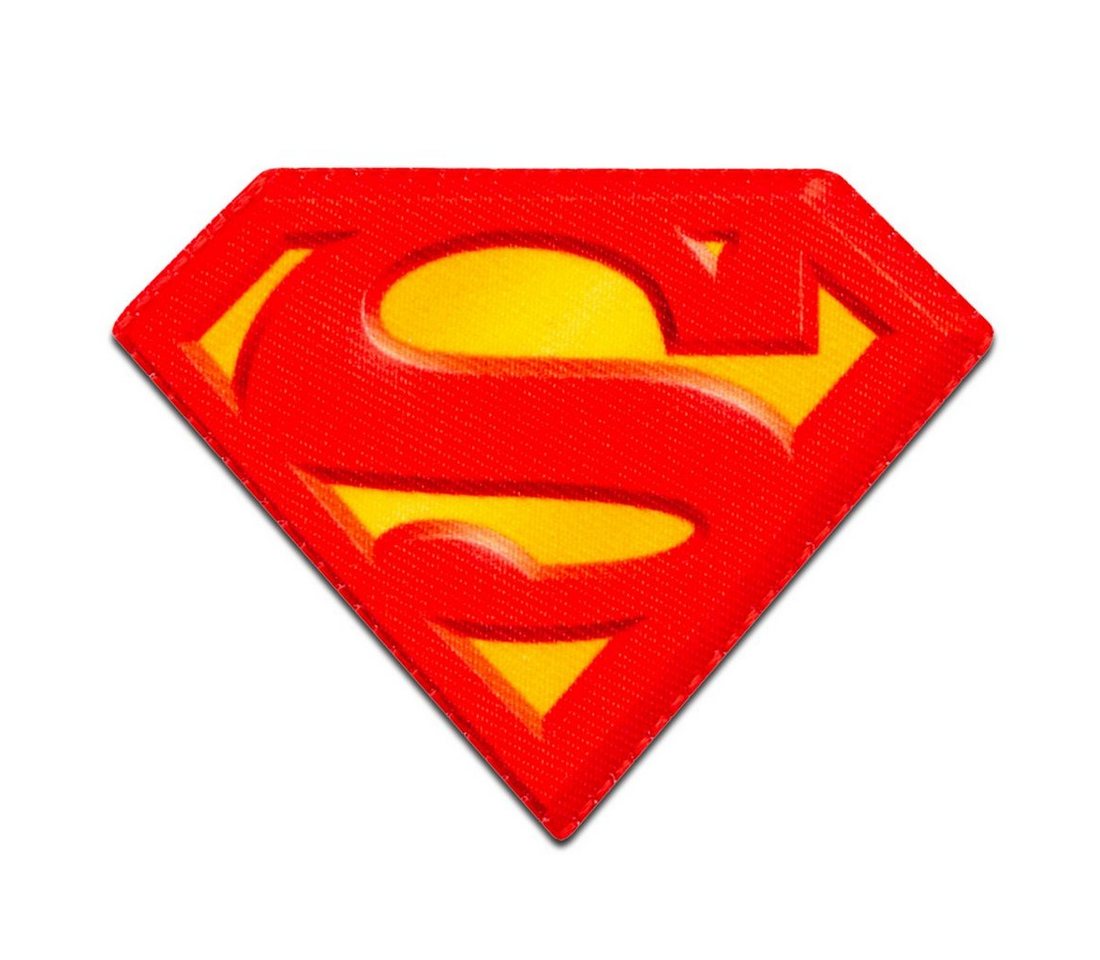 Catch the Patch Aufnäher Bügelbild, Aufbügler, Applikationen, Patches, Flicken, zum aufbügeln, Polyester, Superman Logo - Größe: 8 x 5 cm Bild 5