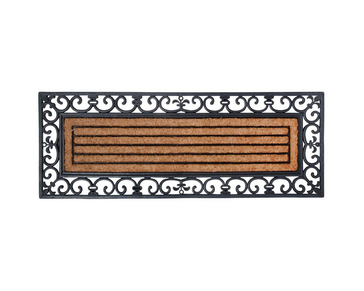 esschert design Fußmatte, Rechteckig, Höhe: 1 mm, Farbe: Braun, Höhe: 1cm