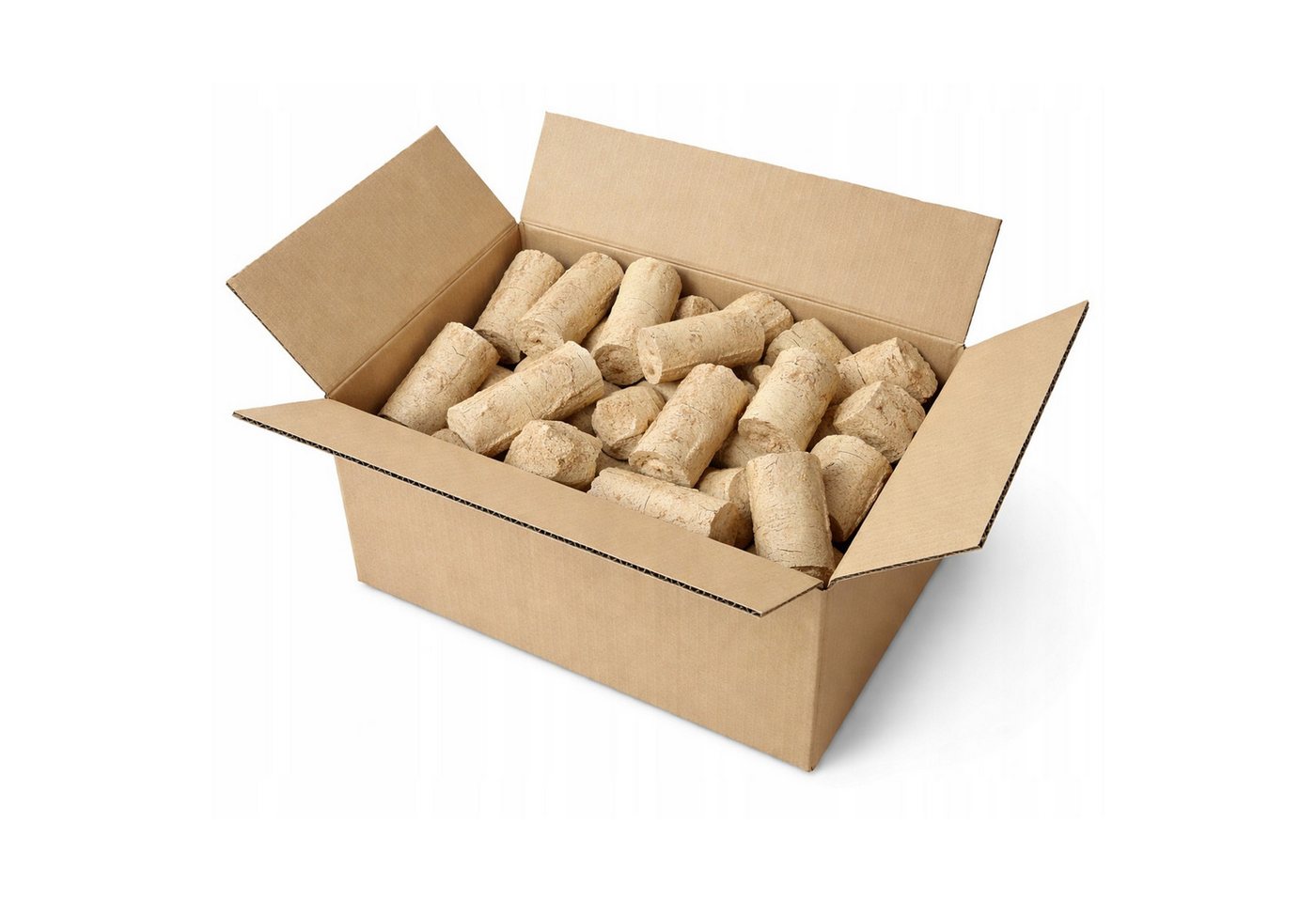 WOODOK Holzbriketts 25 kg Brennstoff Kaminbriketts, 25 kg, Buchenholz, Länge des Briketts: ca. 7 bis ca. 15 –25 cm Bild 3