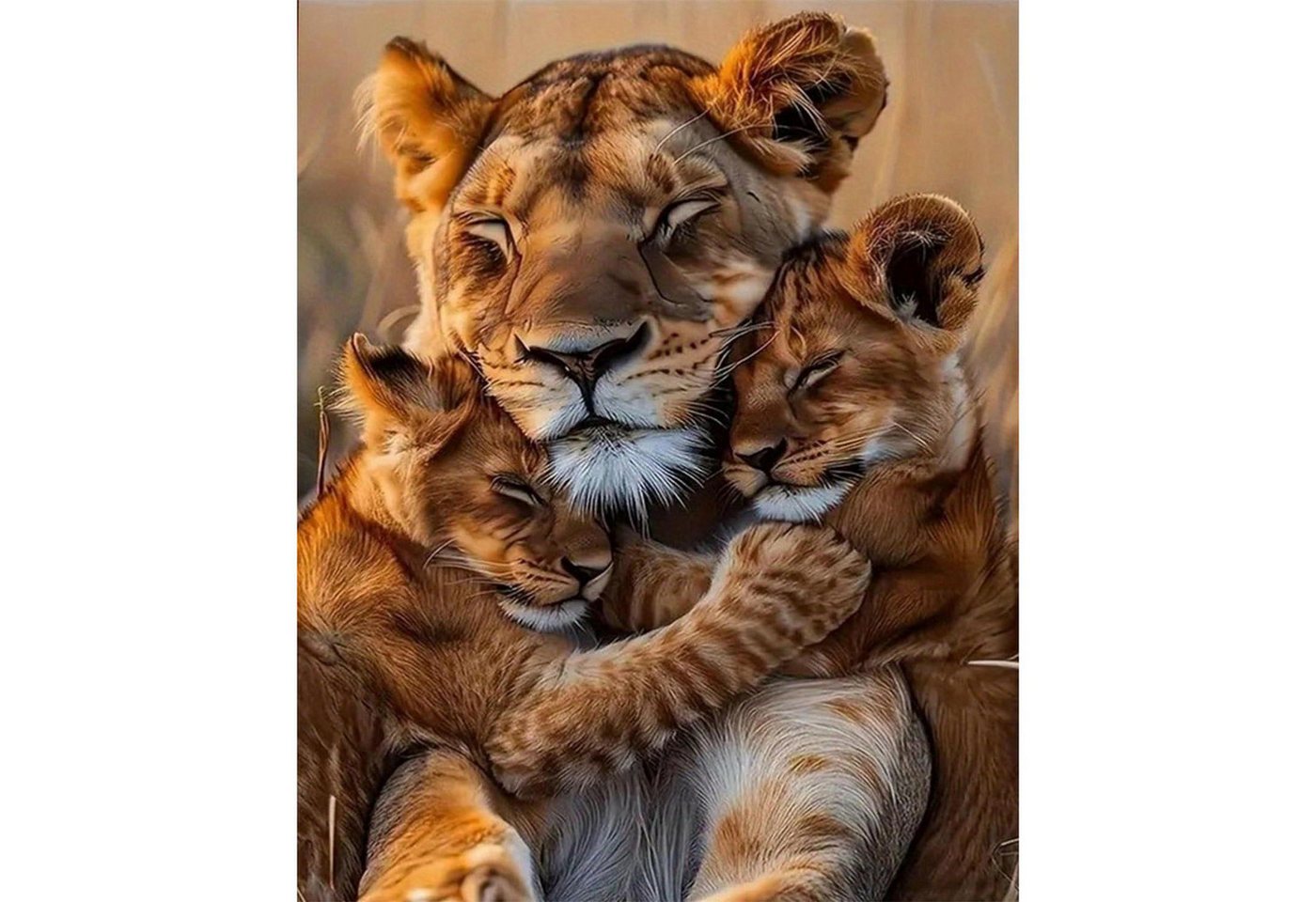 LuxusKollektion Malen nach Zahlen Malen nach Zahlen Erwachsene Tiger Motiv (1-St) Bild 4
