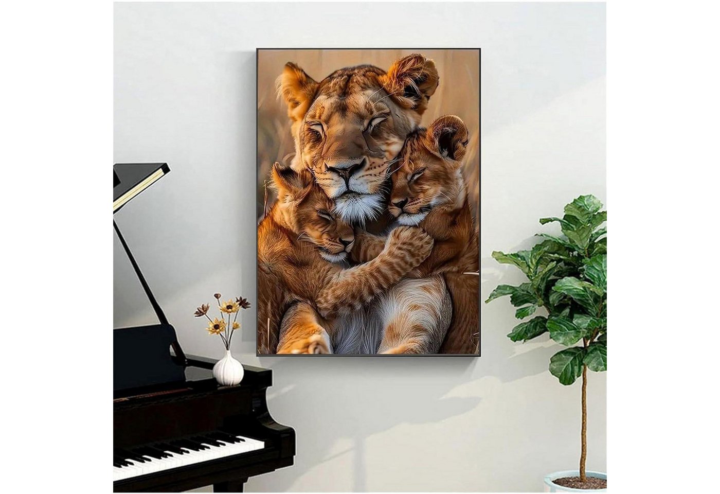 LuxusKollektion Malen nach Zahlen Malen nach Zahlen Erwachsene Tiger Motiv (1-St) Bild 5