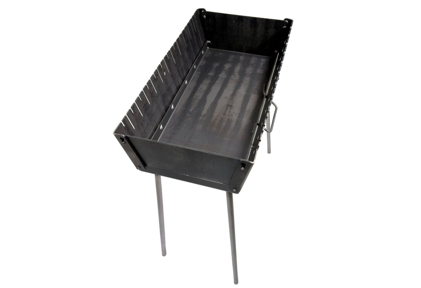GOROCH Holzkohlegrill Mangal Grill Set Stahl 3 mm für 12 Spieße mit 8 Bild 3