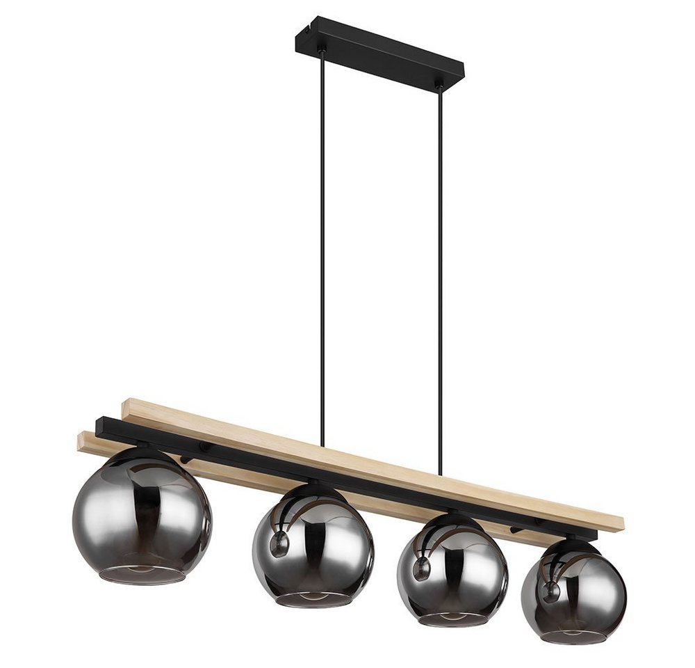 GLOBO LIGHTING Pendelleuchte, Leuchtmittel nicht inklusive, Pendelleuchte Hängelampe Holzoptik Esszimmerleuchte Bild 3
