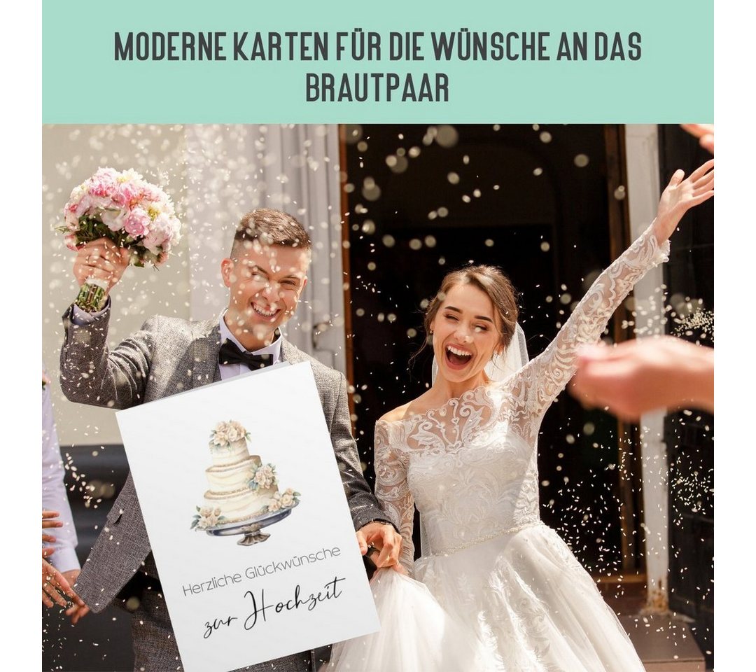 Things of Happiness Hochzeitskarte Kartenset Hochzeit, Glückwunschkarten Hochzeit Bild 3