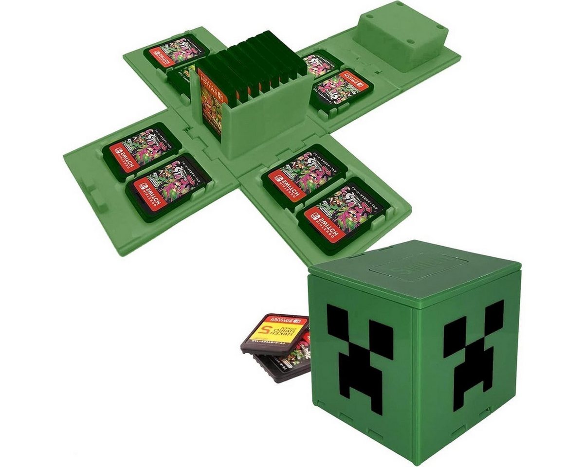 Kraftverdia Karteibox Nintendo Switch Spielkarten Tasche – Case für 16 Spiele, Tragbar Bild 3