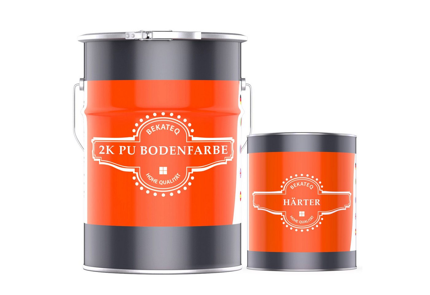 BEKATEQ Harzfarbe LS-740 2K PU Bodenfarbe, UV-feste Beschichtung für Innen und Außen Bild 2