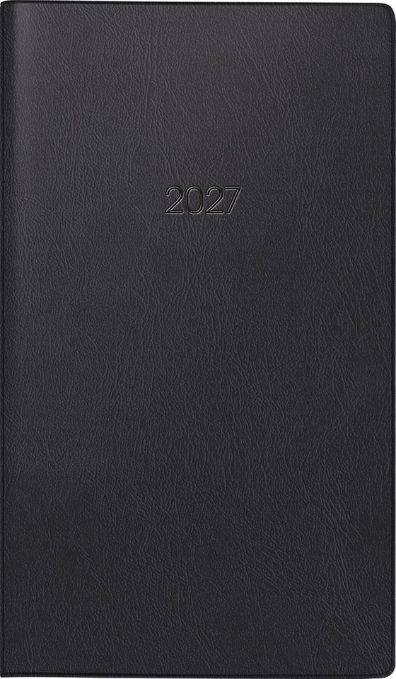 BRUNNEN Taschenkalender 2027 BRUNNEN Taschenkalender9x15cm sw 2S/1M Bild 3