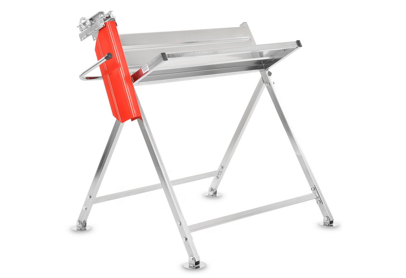 Hecht Sägebock 902 mit Kettensägenhalter klappbar, 120 kg max. Belastbarkeit, 23 cm max. Stammdurchmesser, Stahl verzinkt Holzständer für Brennholz