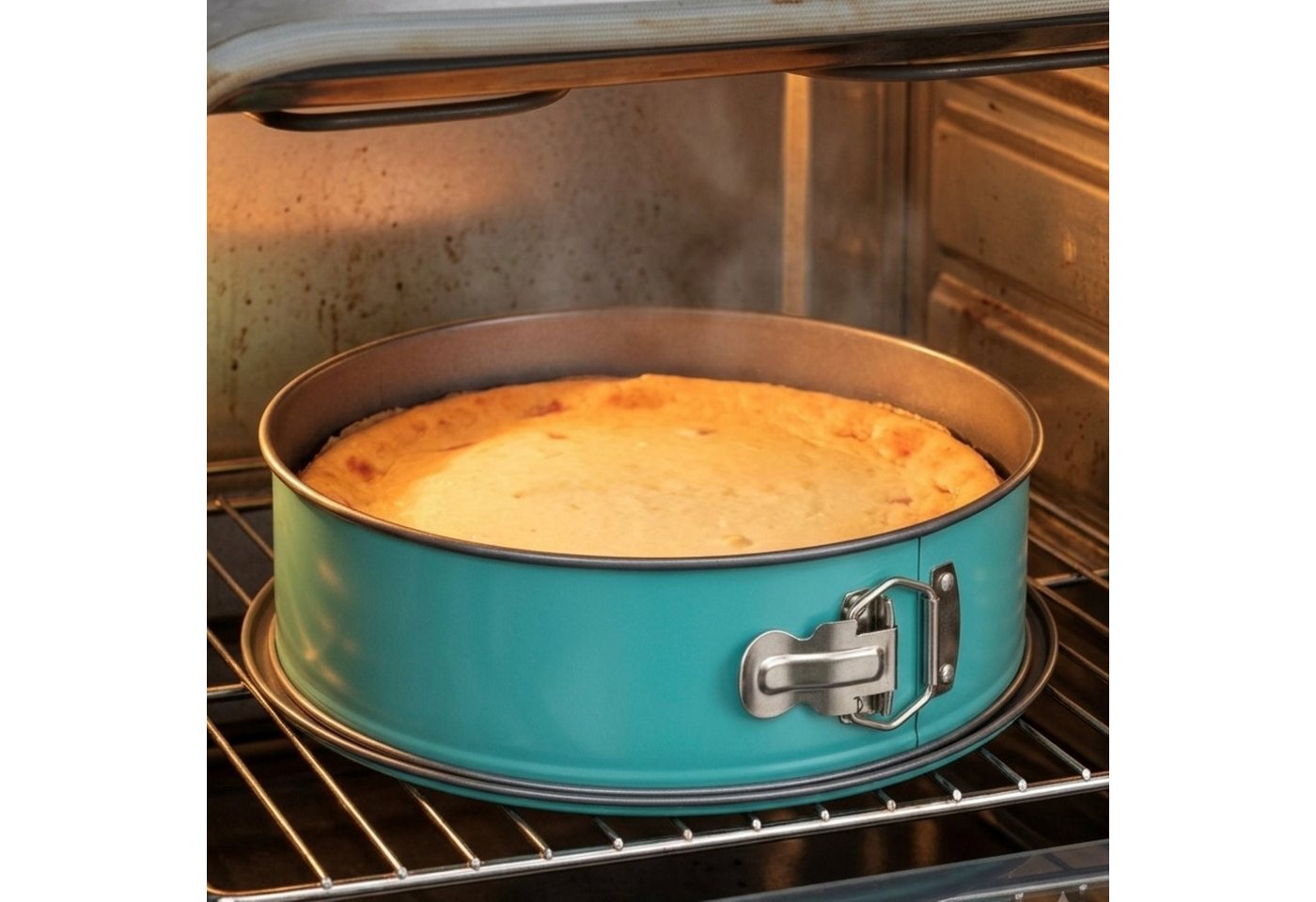 HAC24 Backform 2er Set Springformen Pink & Mint Kuchenform, (2-tlg), Ø 26 cm mit 2-fach Antihaft Hitzebeständig bis 230 °C Bild 3