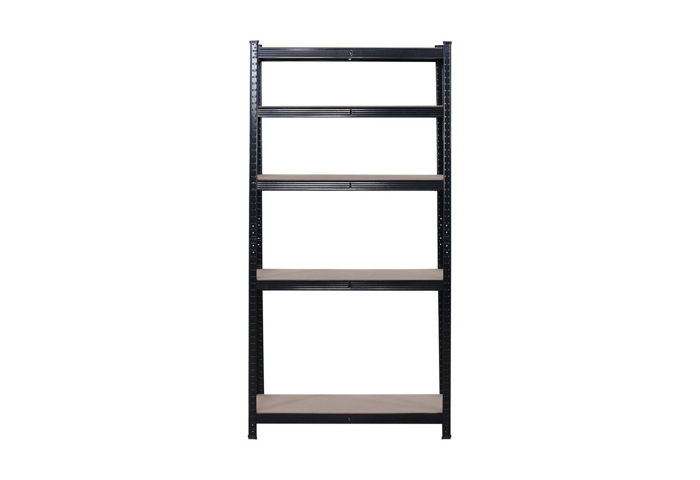 HTI-Living Mehrzweckregal Lagerregal mit 5 Böden Schwarz 90 x 180 x 40 cm, 1 Stück 1-tlg., Vielseitig