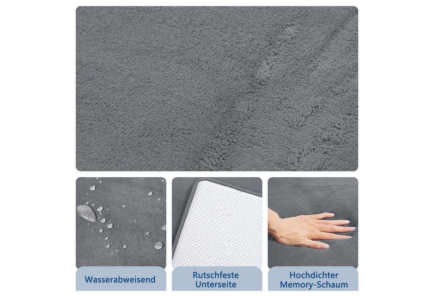 Agger Bodenschutzmatte Kinder Spielteppich Spielmatte Sport Puzzlematte, Trainingsmatte, elastischer Schaumstoff, Laufgittermatte für Bauchzeit, weicher samt Bild 4