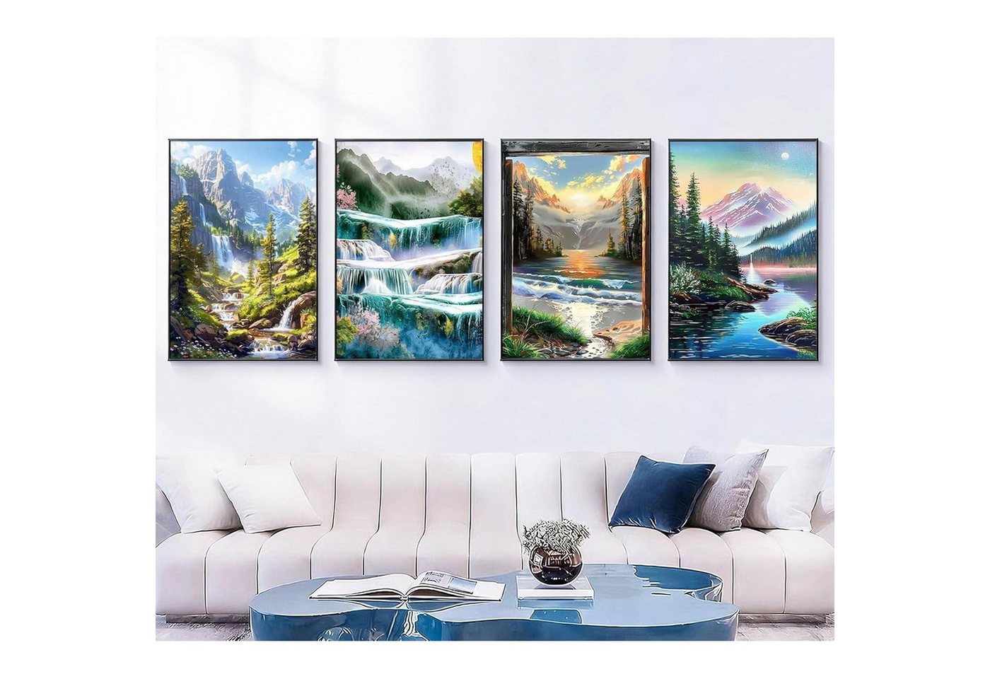 LuxusKollektion Kreativset Diamond Painting Set 30x40cm