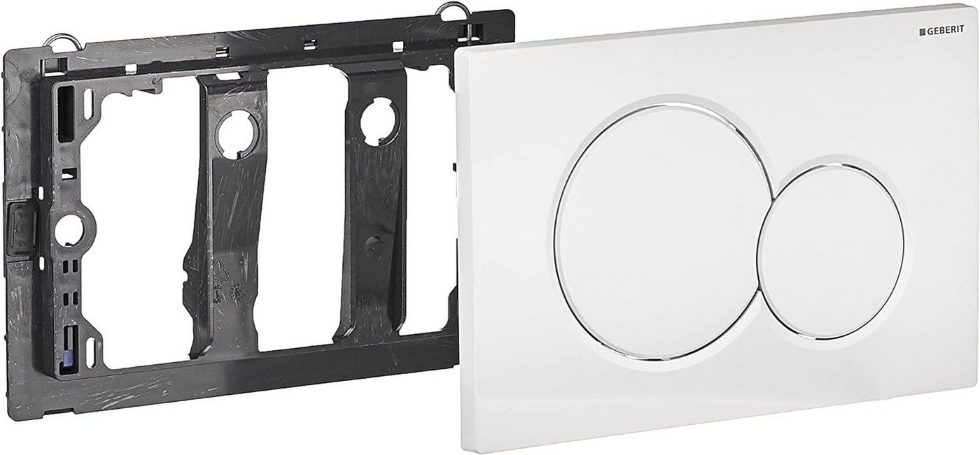 FELIXLEO Betätigungsplatten Geberit 115770115 Sigma01 Betätigungsplatte 2 Mengen Spülung Weiss Bild 4
