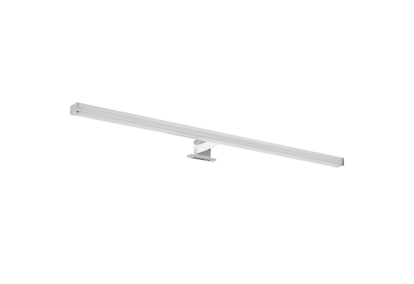SEBSON Spiegelleuchte LED Spiegellampe Bad 80cm IP44 15W 1300lm 4000K 230V 780x98x44mm, LED integriert, neutralweiß, Aufbauleuchte + Klemmleuchte, 110° Abstrahlwinkel, einfach Montage