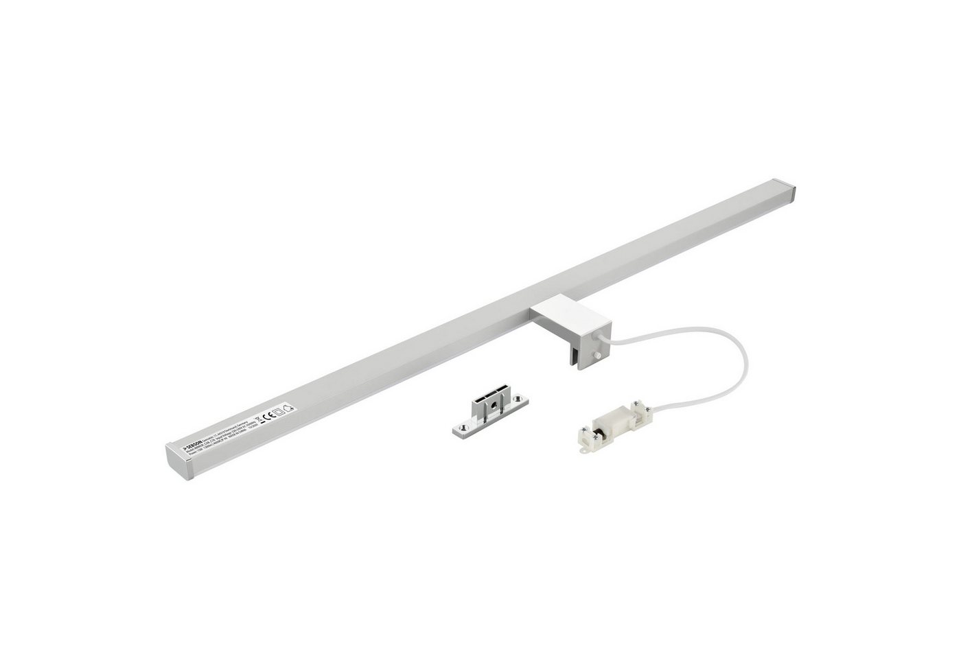 SEBSON Spiegelleuchte LED Spiegellampe Bad 80cm IP44 15W 1300lm 4000K 230V 780x98x44mm, LED integriert, neutralweiß, Aufbauleuchte + Klemmleuchte, 110° Abstrahlwinkel, einfach Montage Bild 3