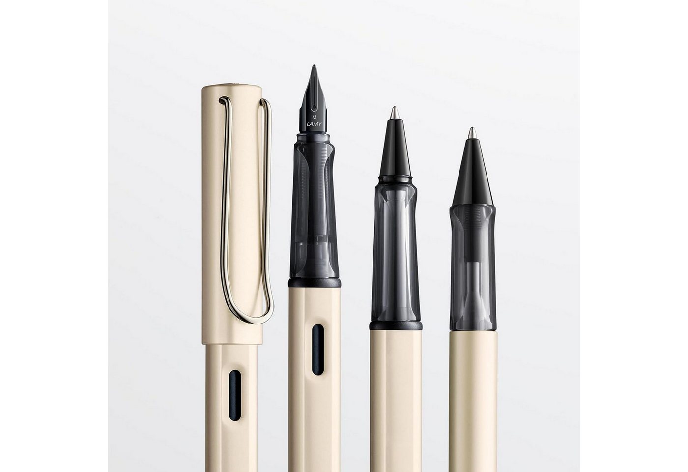 LAMY Tintenroller LAMY Lx rosegold Tintenroller Griff Alu Gehäuse Tintenrollermine M 63 Bild 2