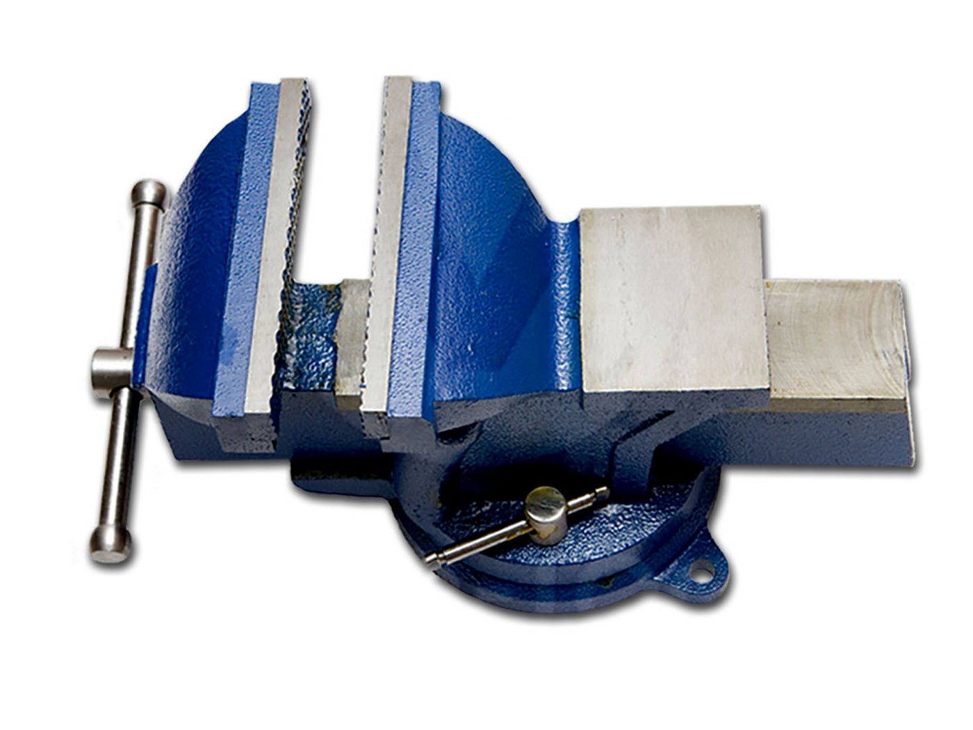 VaGo-Tools Schraubstock Schraubstock 165mm Werkbankschraubstock drehbar Bild 2
