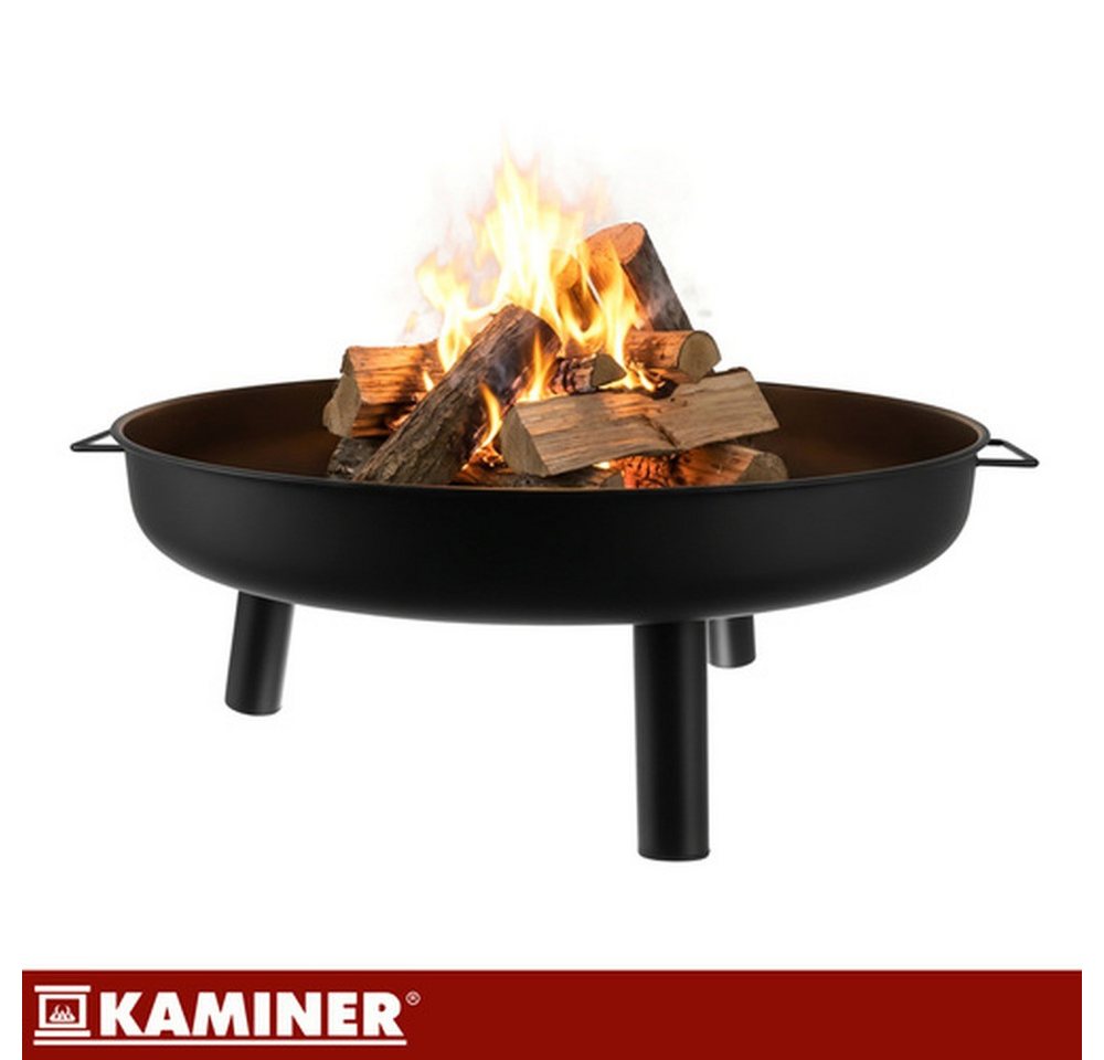 Kaminer Feuerschale Gartenfeuerschale 80 cm Gartenkamin, (Spar-Set, 1-St., komfortable Tragegriffe), ohne Werkzeug, die Feuerstelle ist in wenigen Sekunden einsatzbereit Bild 5
