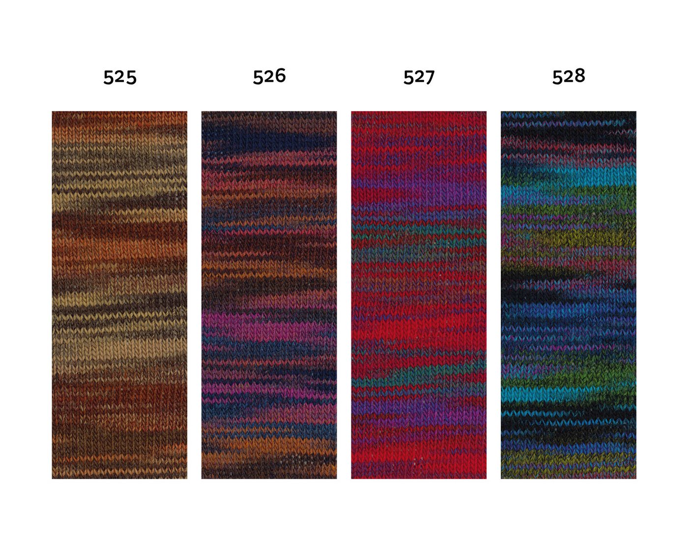 LANA GROSSA GOMITOLO DISEGNO Dochtgarn mit lebendigem Farbverlauf Häkelwolle, 700 m (Farbverlauf für ausdrucksstarke Strickdesigns, Für Pullover, Cardigans, Schals und Accessoires), 200 g Bild 5