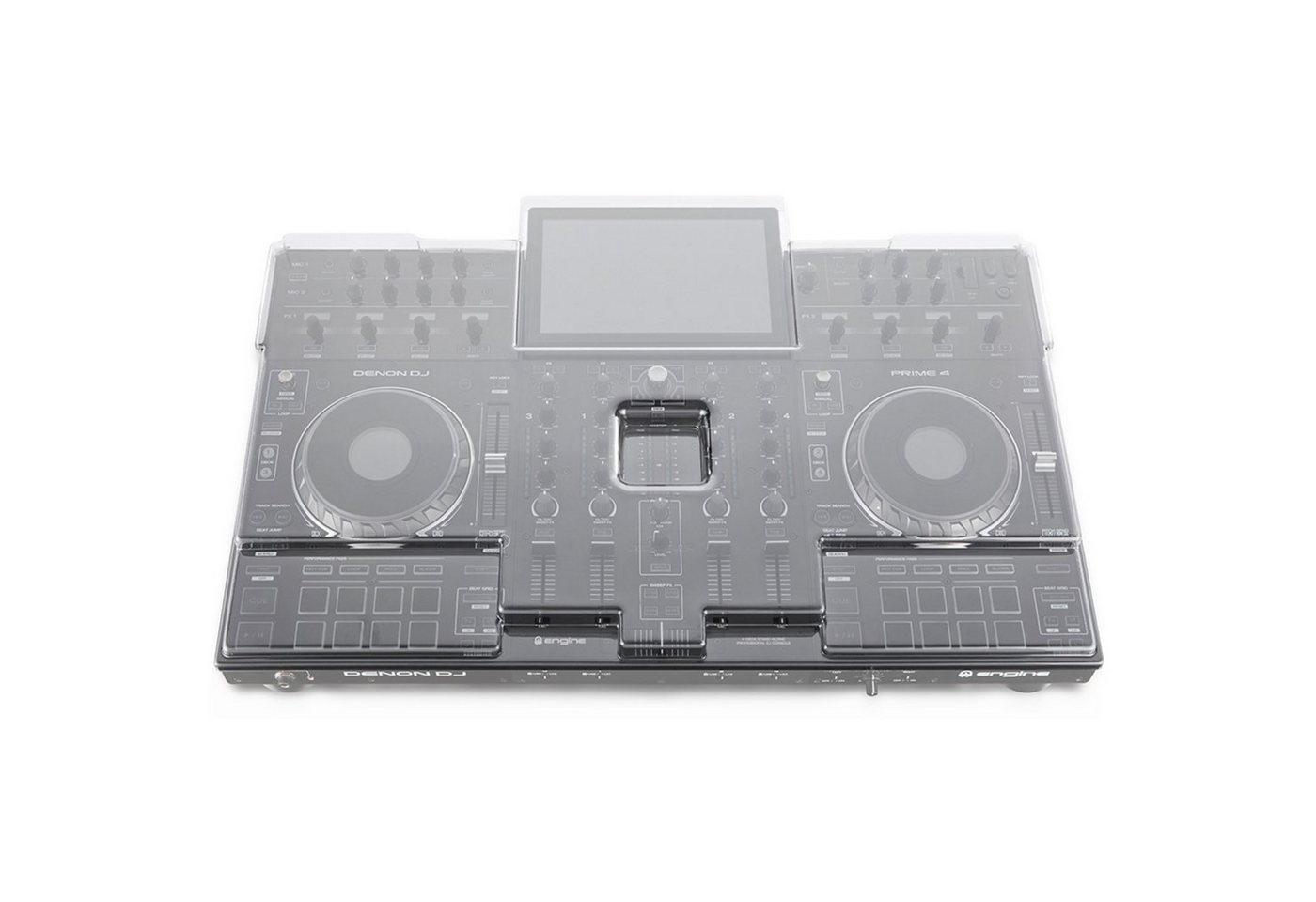 Decksaver Abdeckhaube, Denon Prime4 Cover - Cover für DJ Equipment