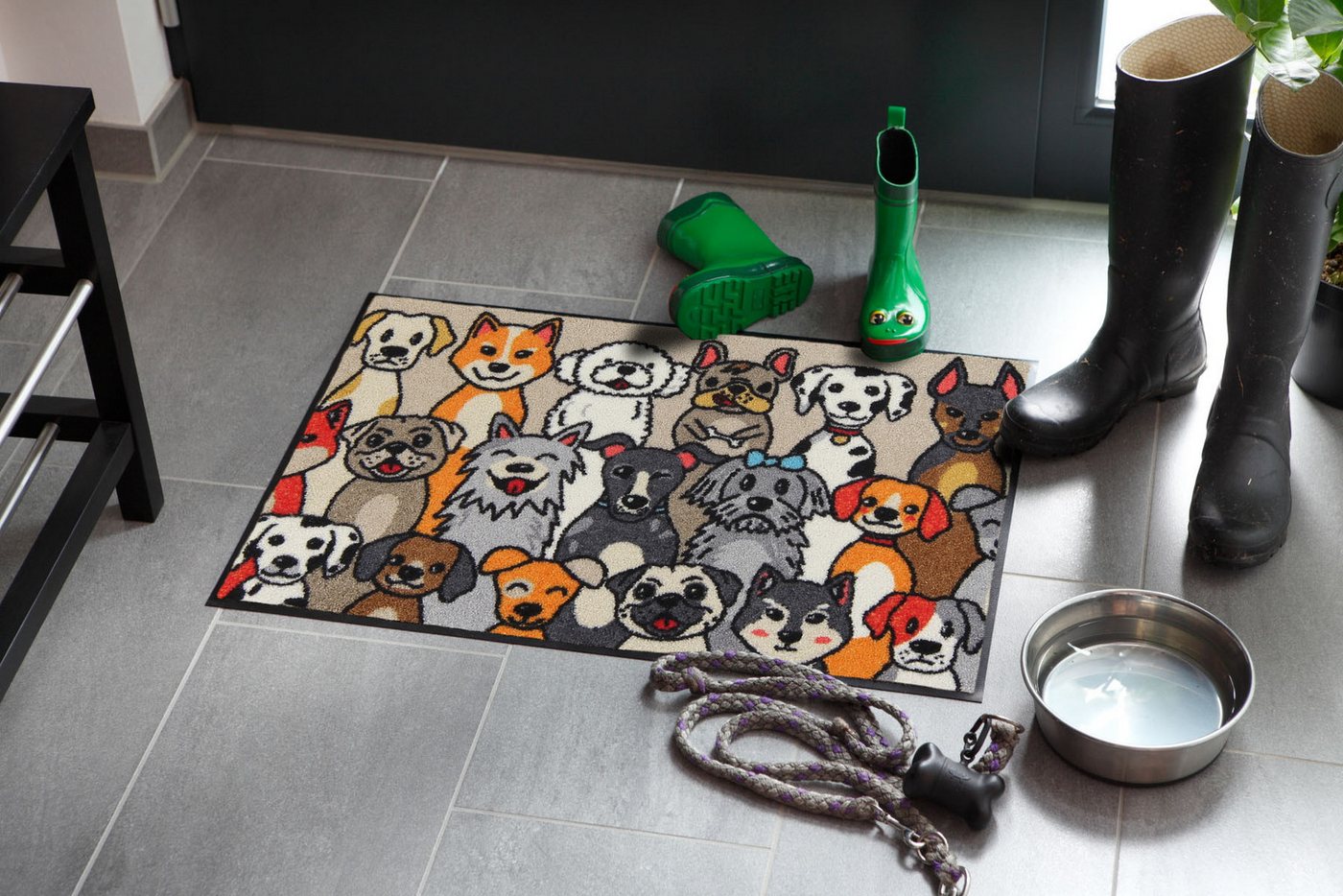 Salonloewe Fußmatte Fußmatte 50x75 Dog People, Eingangsmatte normal, Höhe: 500 mm