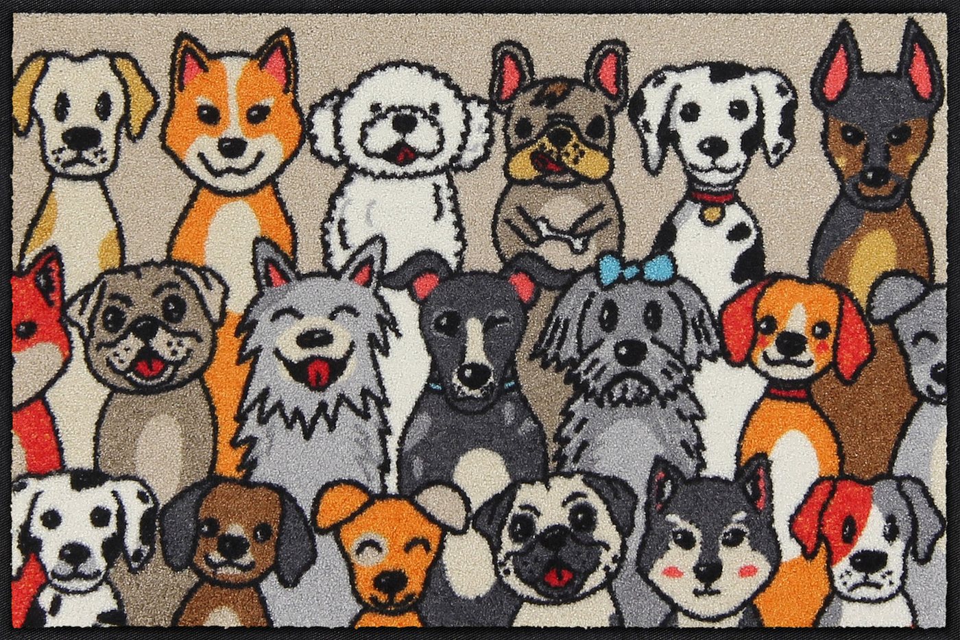 Salonloewe Fußmatte Fußmatte 50x75 Dog People, Eingangsmatte normal, Höhe: 500 mm Bild 3