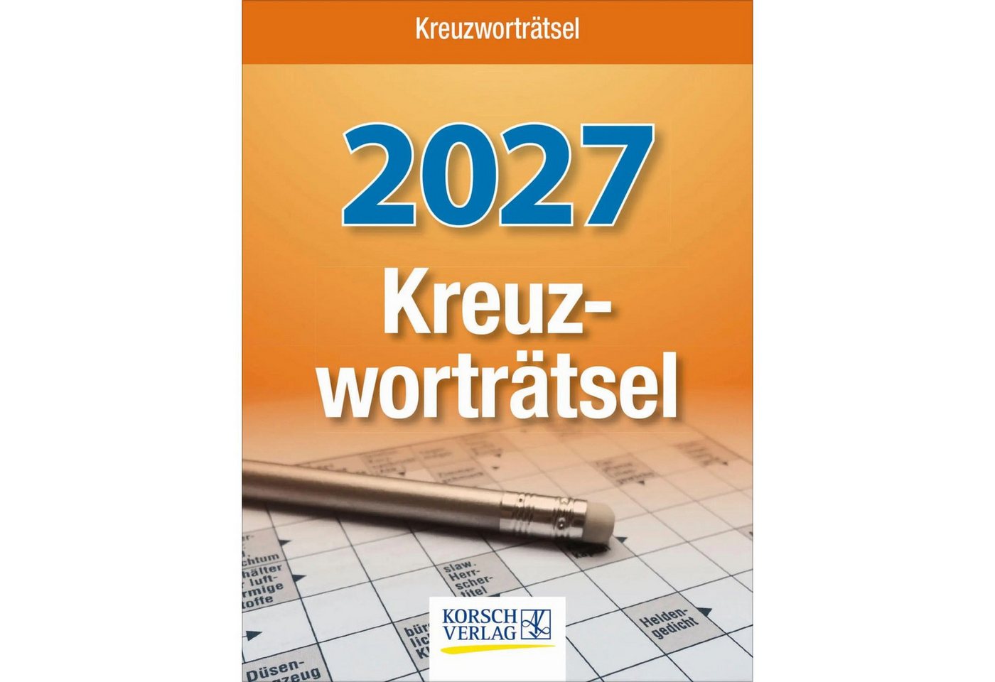Korsch Verlag Tischkalender Kreuzworträtsel 2027 Bild 2