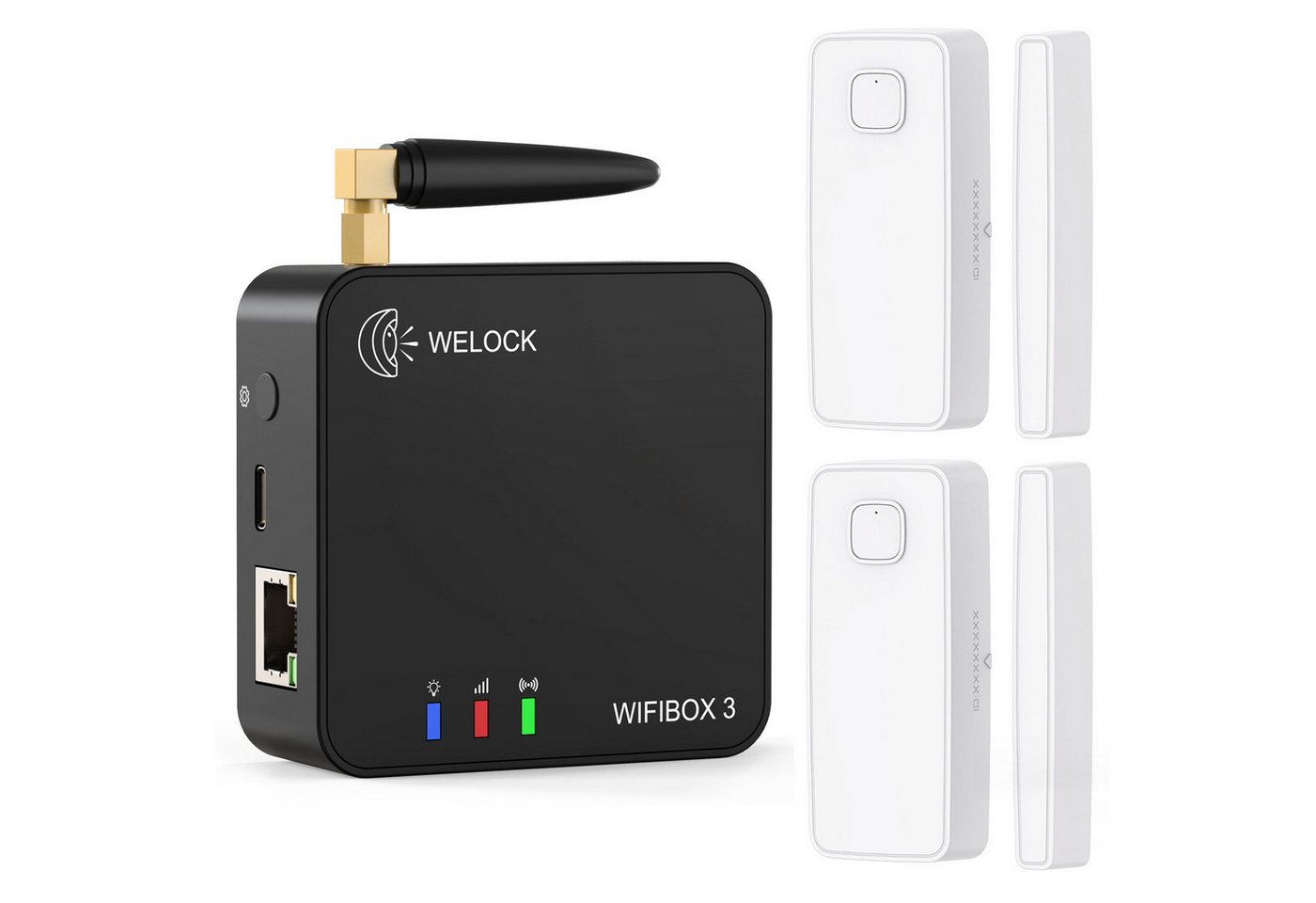 WE.LOCK Türschloss-Funksteuerung WELOCK WIFIBOX3 mit 2 Türmagnet für Fernentriegelung,Monitor und Alexa Bild 2