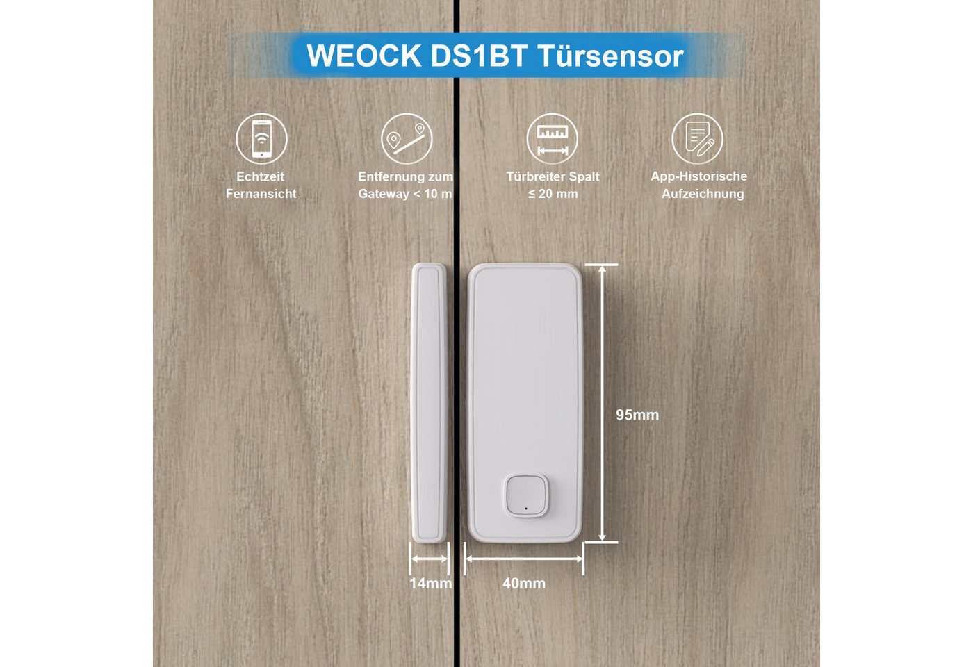 WE.LOCK Türschloss-Funksteuerung WELOCK WIFIBOX3 mit 2 Türmagnet für Fernentriegelung,Monitor und Alexa Bild 4
