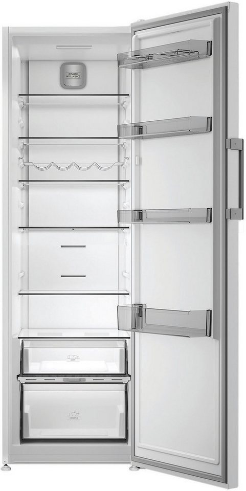 BAUKNECHT Kühlschrank KR 186GD W KR 186GD W, 186,5 cm hoch, 59,7 cm breit, SmoothFit - 90°-Türöffnung für mehr Komfort