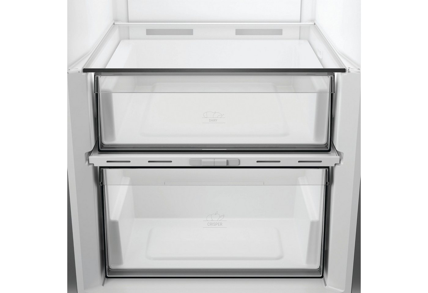BAUKNECHT Kühlschrank KR 186GC IN KR 186GD IN, 186,5 cm hoch, 59,7 cm breit, SmoothFit - 90°-Türöffnung für mehr Komfort Bild 3